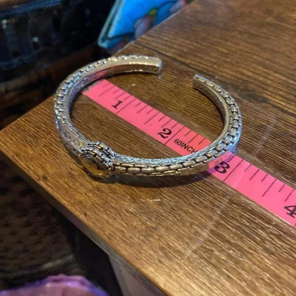 sterling silver and 14k cuff